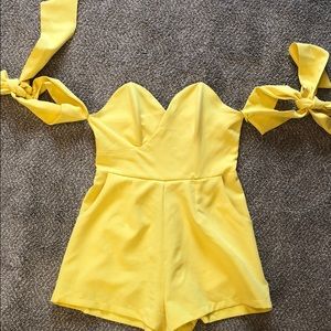 Yellow romper